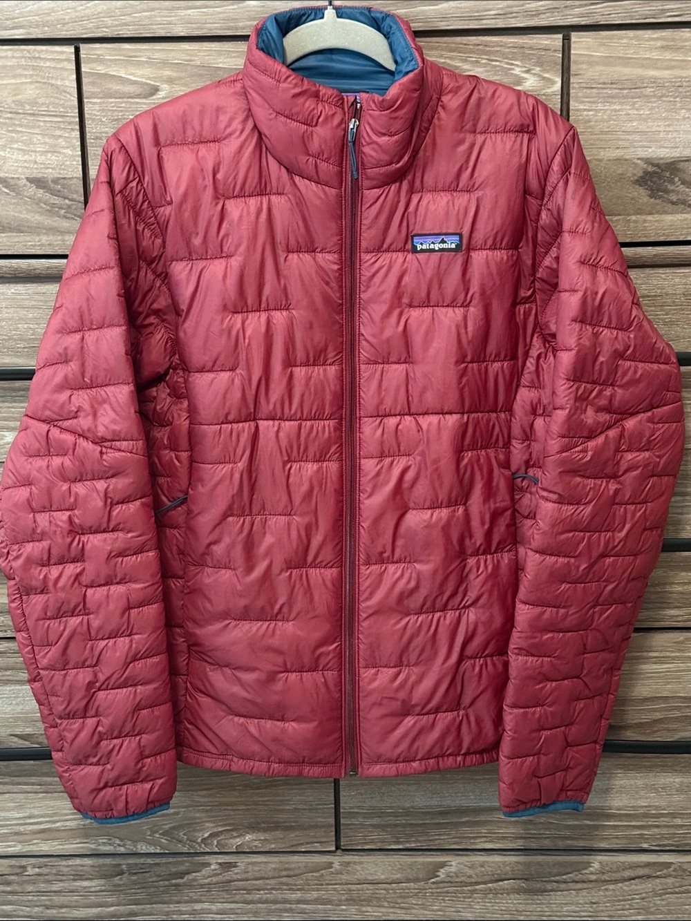 Patagonia Micro Puff Jacket Size Small Sequoia Red